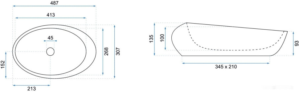 Умывальник Rea Roxy B Stone Nature U6650 Умывальник Rea Roxy B Stone Nature U6650