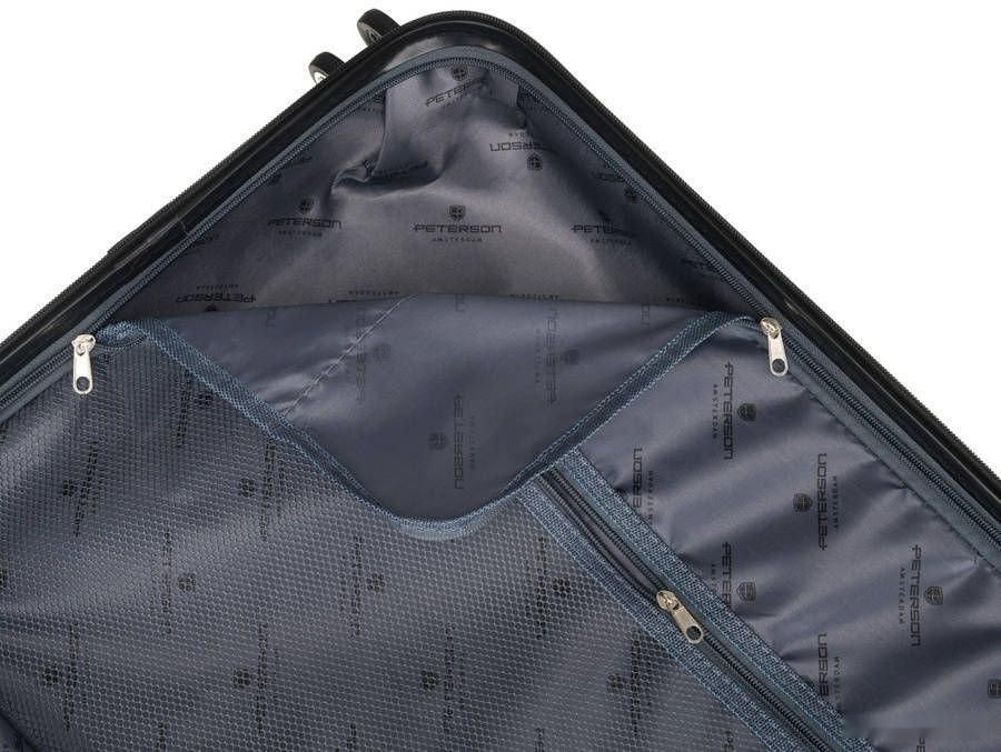 Чемодан-спиннер Peterson PTN 5806-W-L (черный) Чемодан-спиннер Peterson PTN 5806-W-L (черный)