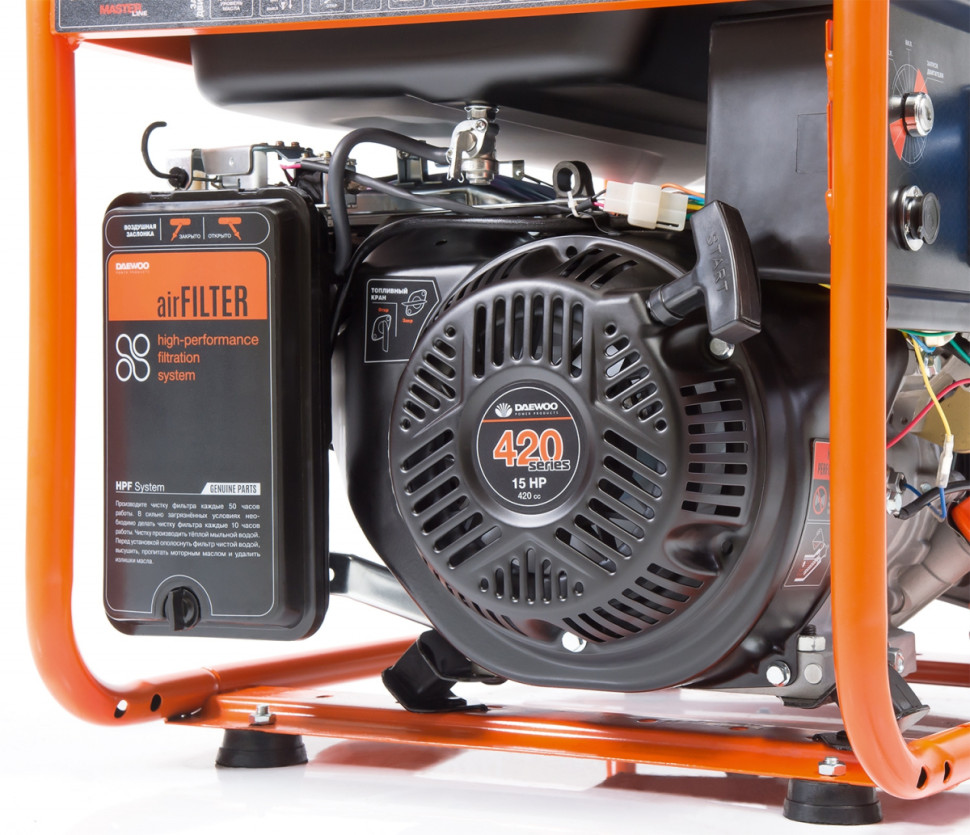 Генератор Daewoo Power GDA 7500DPE-3