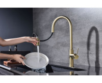 Смеситель Paulmark Galant Ga213077-SBG (золото/светлое брашированное золото)