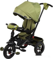 Детский велосипед Moby Kids Leader 360° 12x10 AIR (оливковый)