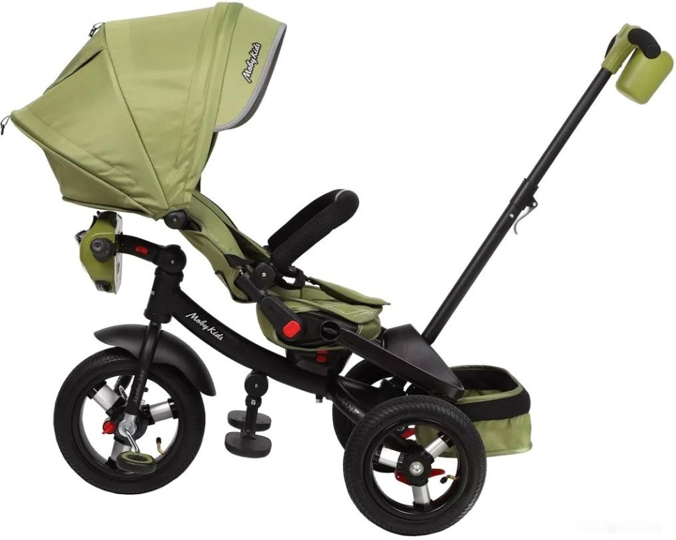 Детский велосипед Moby Kids Leader 360° 12x10 AIR (оливковый) Детский велосипед Moby Kids Leader 360° 12x10 AIR (оливковый)