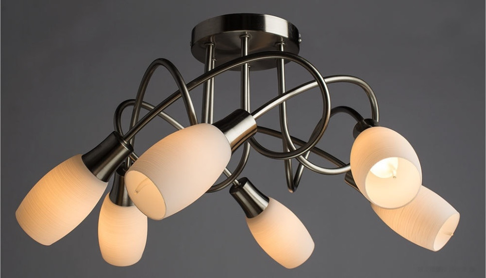 Припотолочная люстра Arte Lamp Volare A4591PL-6SS