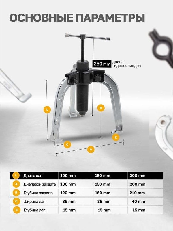 Съемник подшипников Forstime 60 831 FT-66622 Съемник подшипников Forstime 60 831 FT-66622