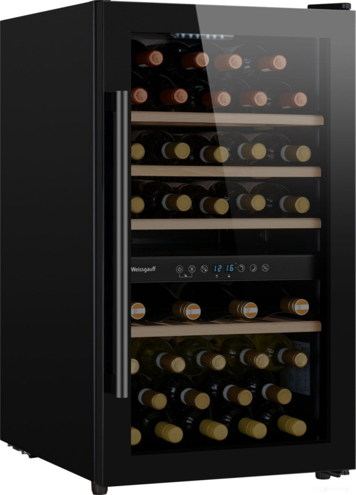 Винный шкаф Weissgauff WWC-49 DB DualZone Винный шкаф Weissgauff WWC-49 DB DualZone
