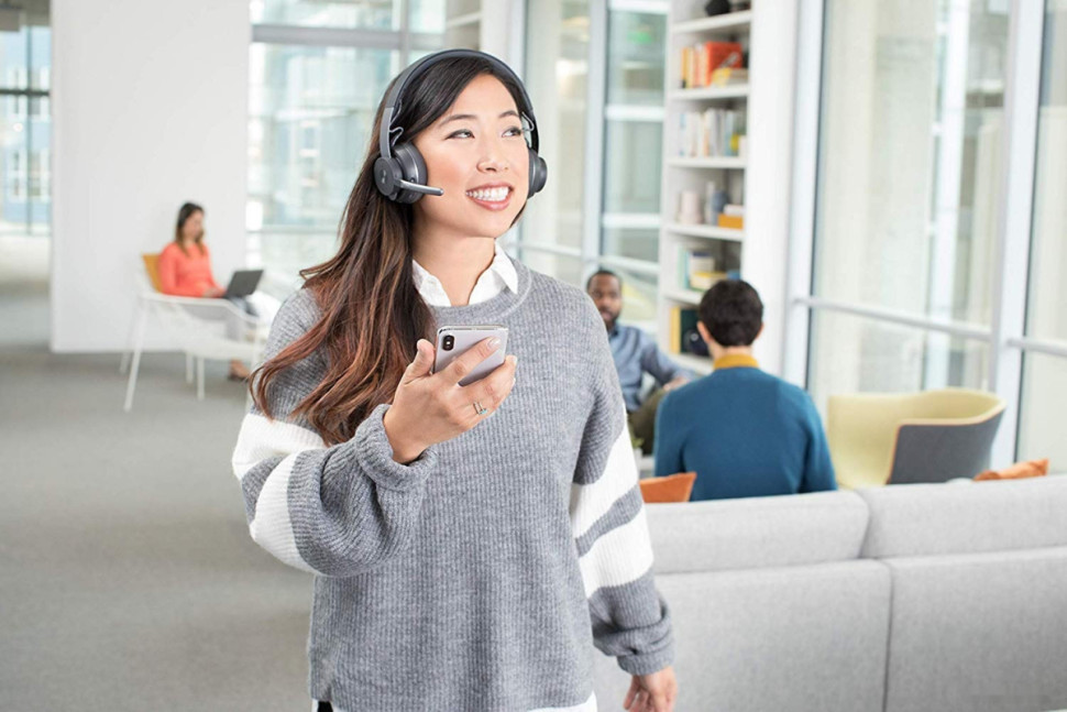 Наушники Logitech Zone Wireless MS