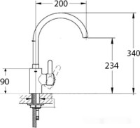 Смеситель Polygran Элара (хлопок 331)