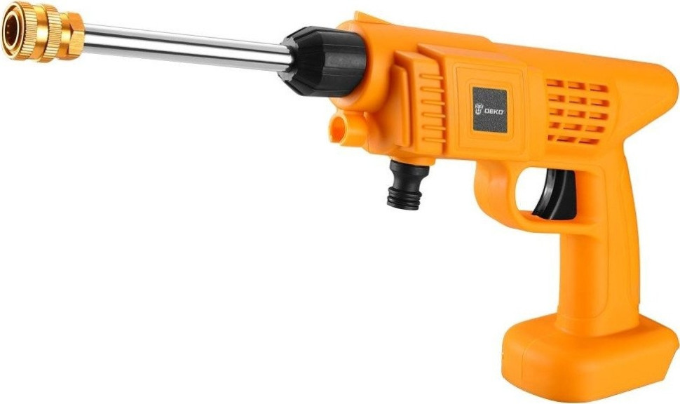 Deko DKLM40V + DKCW25 085-2025 (газонокосилка, мойка высокого давления, 2 АКБ)