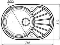 Кухонная мойка Thor FJORD 76 ваниль