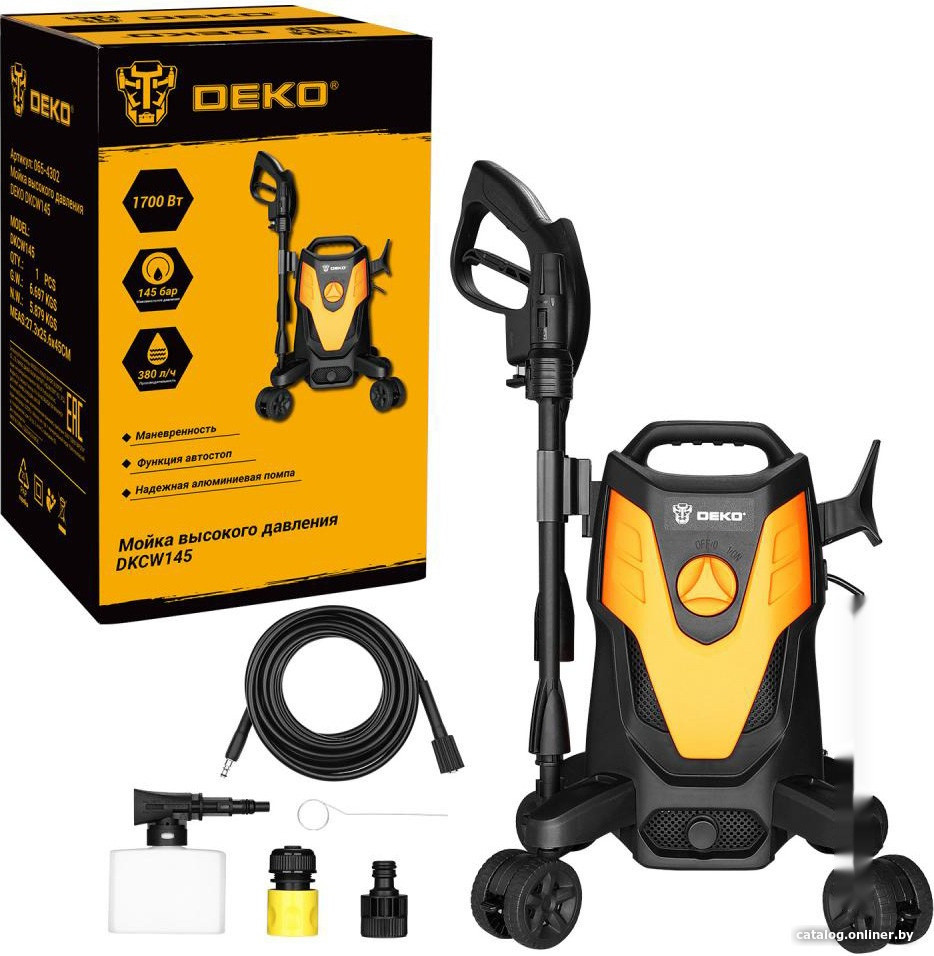 Мойка высокого давления Deko DKCW145 065-4302 Мойка высокого давления Deko DKCW145 065-4302