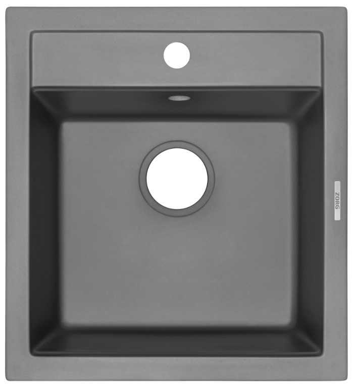 Кухонная мойка Zorg Como 46 (серый бетон)