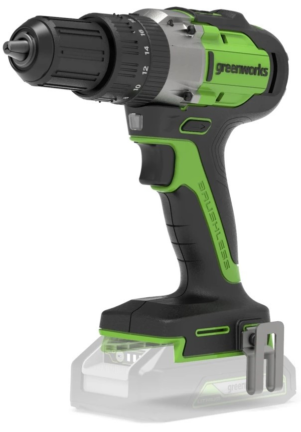 Ударная дрель-шуруповерт Greenworks GD24DD60 24V (3704107) Ударная дрель-шуруповерт Greenworks GD24DD60 24V (3704107)