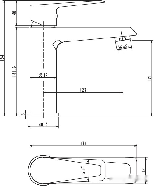 Смеситель ESKO New York NY 26 Смеситель ESKO New York NY 26