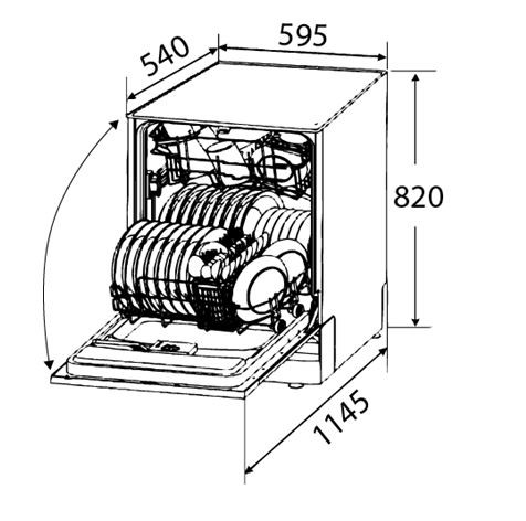 Посудомоечная машина Zigmund & Shtain DW139.6005X Посудомоечная машина Zigmund & Shtain DW139.6005X