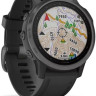 Умные часы Garmin Fenix 6s Sapphire (серый DLC/черный)