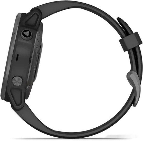 Умные часы Garmin Fenix 6s Sapphire (серый DLC/черный)