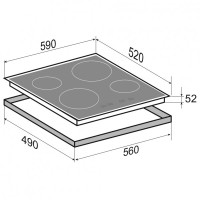 Варочная панель Zigmund &amp; Shtain CN 37.6 B