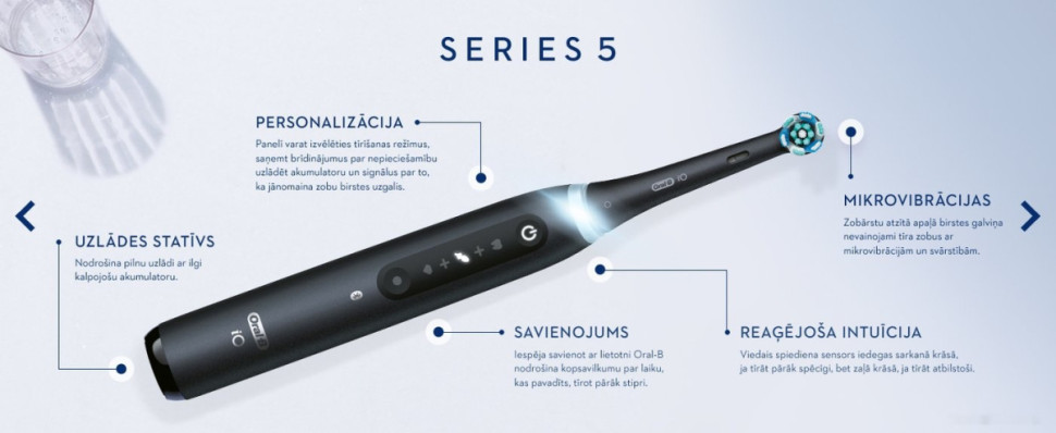 Электрическая зубная щетка Oral-B iO 5 IOG5.1A6.1DK (белый) Электрическая зубная щетка Oral-B iO 5 IOG5.1A6.1DK (белый)