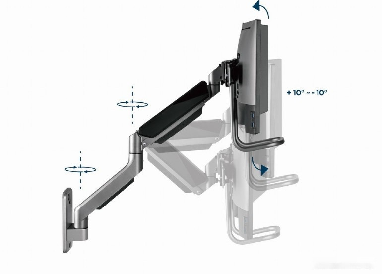 Кронштейн Gembird MA-WA2-02 Кронштейн Gembird MA-WA2-02
