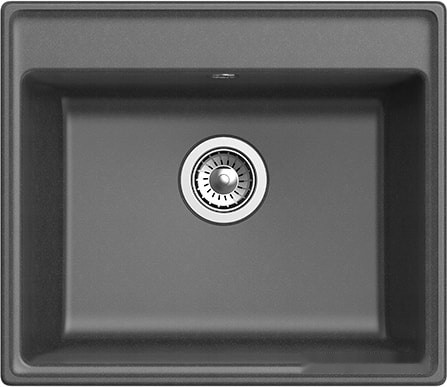 Кухонная мойка GranFest GF-V-580 (графит) Кухонная мойка GranFest GF-V-580 (графит)