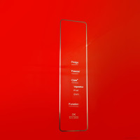 Четырёхдверный холодильник CENTEK CT-1745 Red