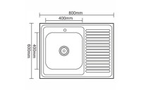 Кухонная мойка Ledeme L68060-L