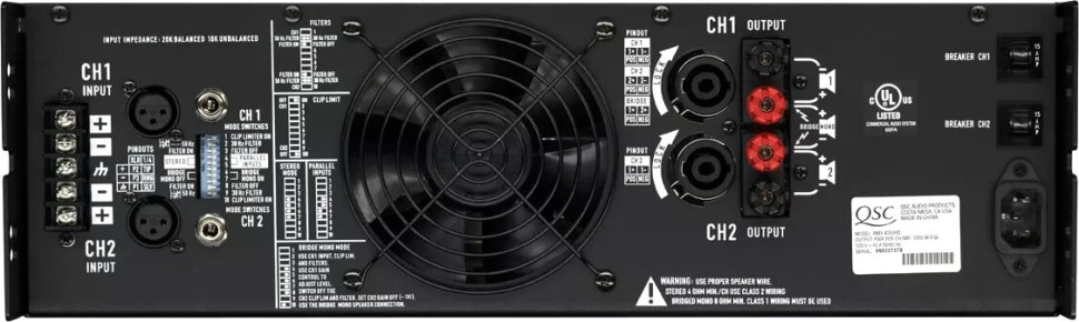 Усилитель мощности QSC RMX4050 HD Усилитель мощности QSC RMX4050 HD