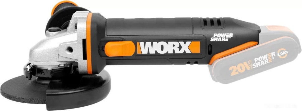 Угловая шлифмашина Worx WX803.9 (без АКБ) Угловая шлифмашина Worx WX803.9 (без АКБ)