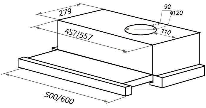 Вытяжка Maunfeld VS Light (Glass) 60 (белое стекло) Вытяжка Maunfeld VS Light (Glass) 60 (белое стекло)