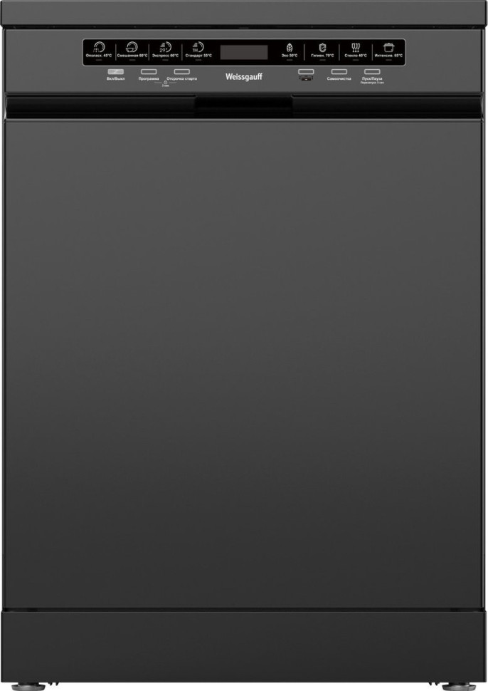 Посудомоечная машина Weissgauff DW 6038 D Dual Wash Black