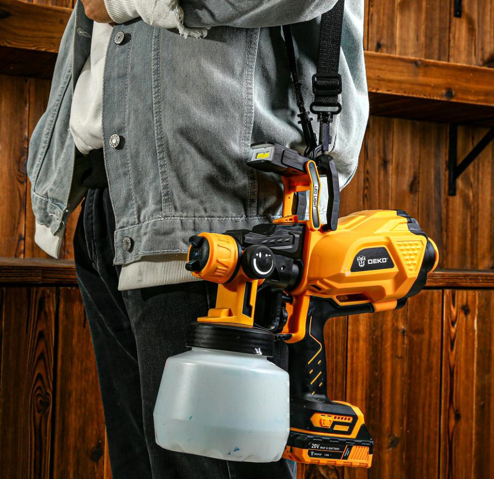 Краскораспылитель Deko DKSG20K3 (с 1-им АКБ)