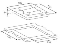 Варочная панель Weissgauff HGG 645 BGXB