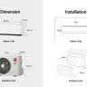 Кондиционер LG Dualcool Deluxe Pro H12S1D