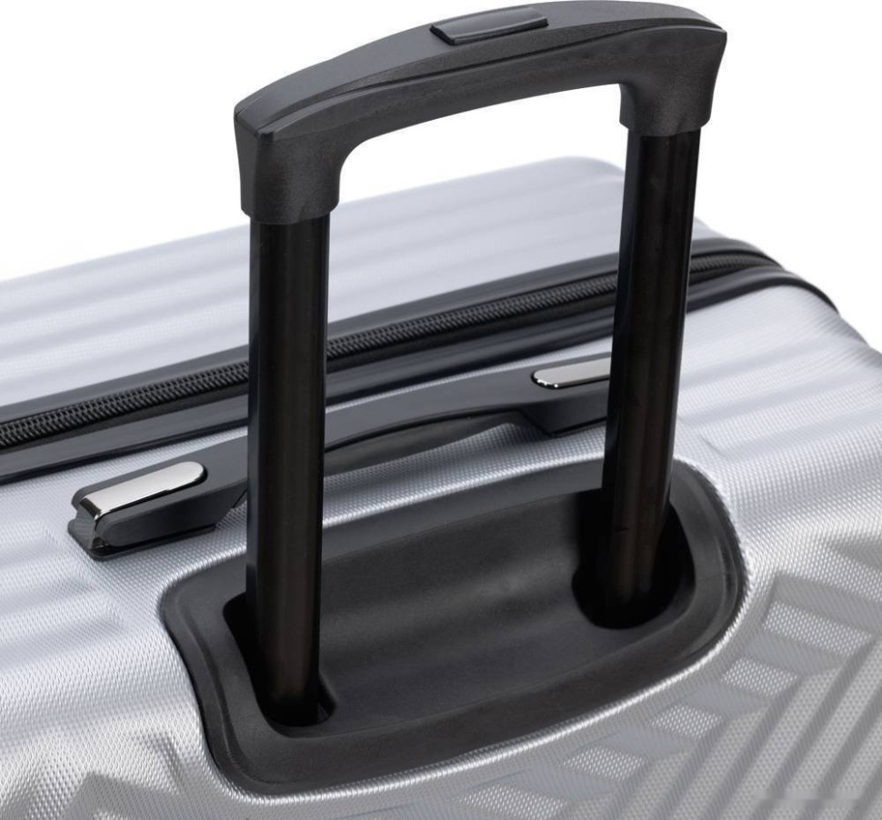 Чемодан-спиннер Torber T1919M 67 см (серебристый) Чемодан-спиннер Torber T1919M 67 см (серебристый)