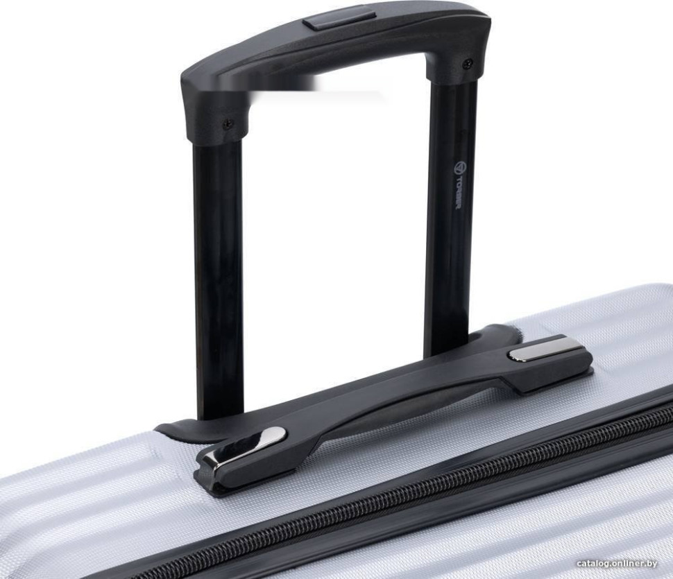 Чемодан-спиннер Torber T1919M 67 см (серебристый) Чемодан-спиннер Torber T1919M 67 см (серебристый)