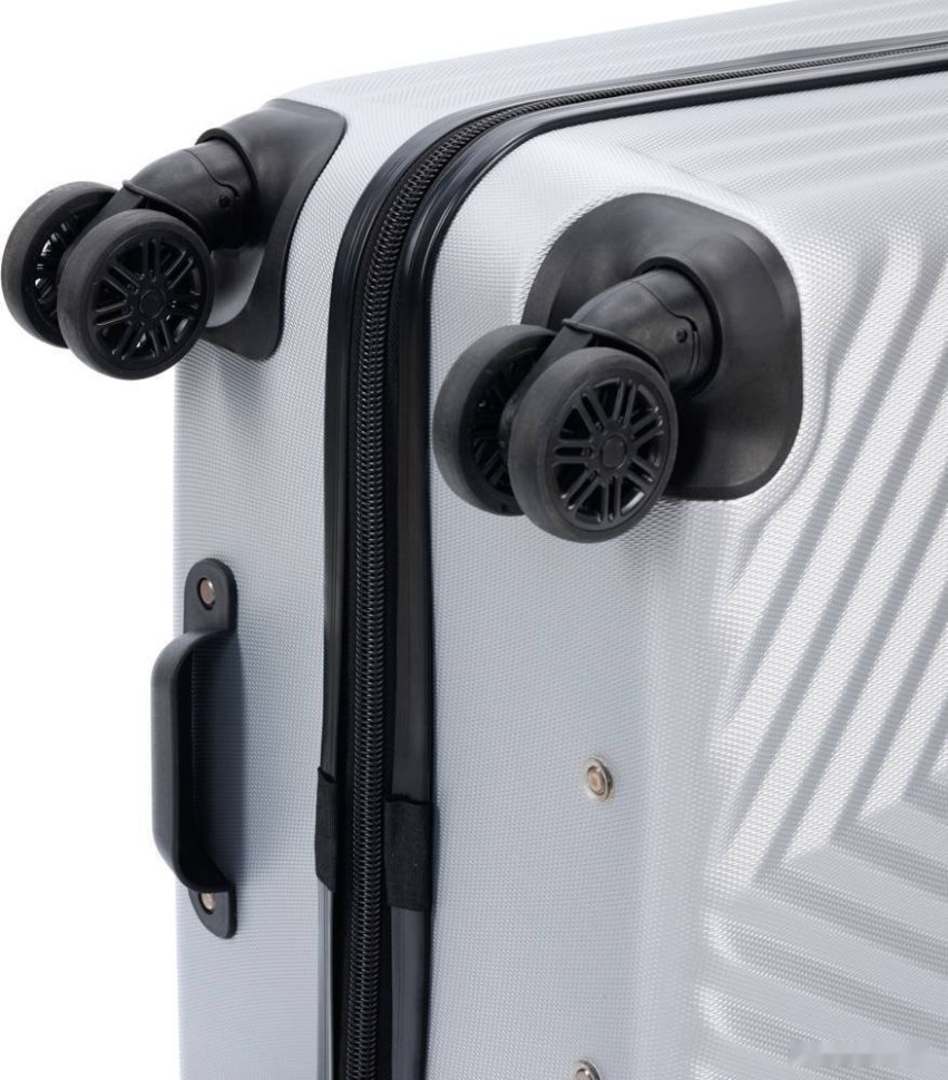 Чемодан-спиннер Torber T1919M 67 см (серебристый) Чемодан-спиннер Torber T1919M 67 см (серебристый)