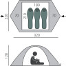 Палатка BTrace Ion 3 (зеленый)