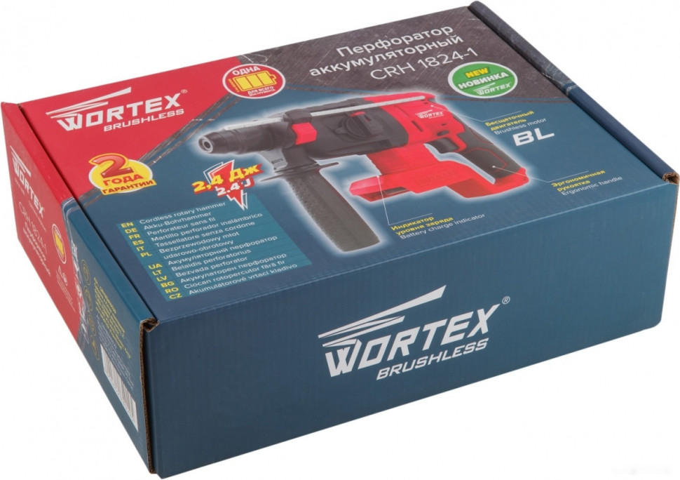 Перфоратор Wortex CRH 1824-1 CRH182410029 (без АКБ) Перфоратор Wortex CRH 1824-1 CRH182410029 (без АКБ)