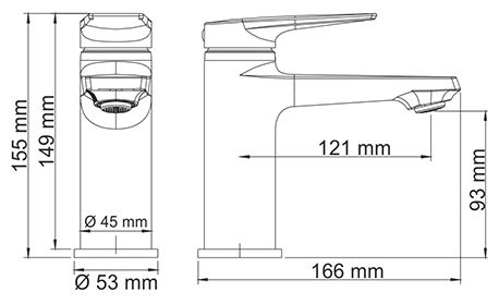 Смеситель Wasserkraft Lopau 3203 Смеситель Wasserkraft Lopau 3203