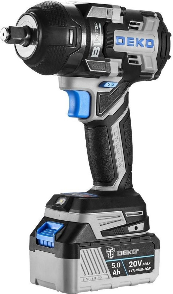 Гайковерт Deko ZKIS20 Pro Max 083-1088 (с 2-мя АКБ, кейс)