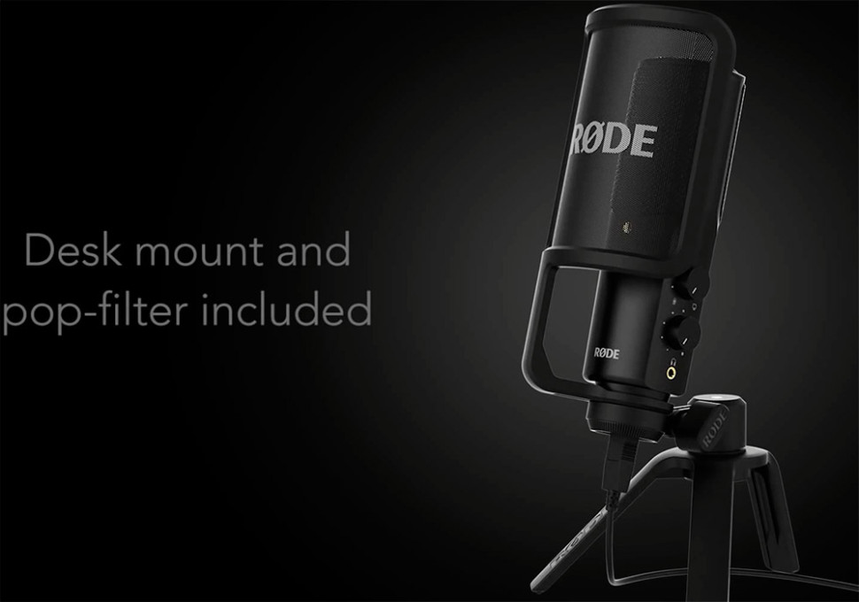 Конденсаторный микрофон RODE NT-USB Конденсаторный микрофон RODE NT-USB