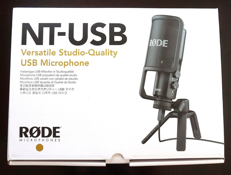 Конденсаторный микрофон RODE NT-USB Конденсаторный микрофон RODE NT-USB