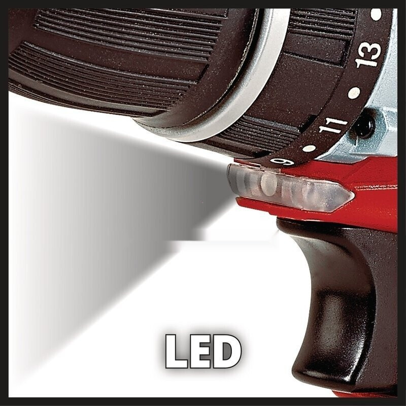 Дрель-шуруповерт Einhell TE-CD 12 Li 4513619 (с 2-мя АКБ, кейс) Дрель-шуруповерт Einhell TE-CD 12 Li 4513619 (с 2-мя АКБ, кейс)