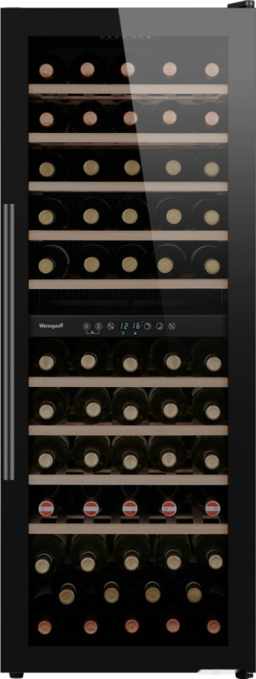 Винный шкаф Weissgauff WWC-77 DB DualZone
