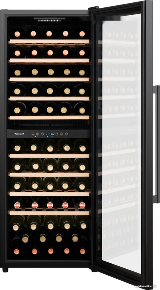 Винный шкаф Weissgauff WWC-77 DB DualZone Винный шкаф Weissgauff WWC-77 DB DualZone