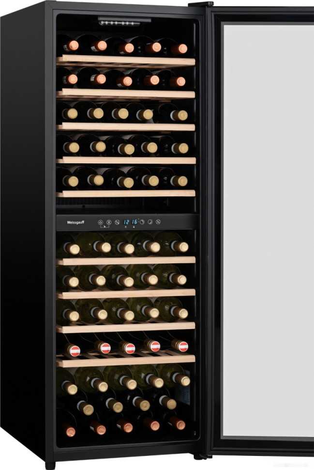 Винный шкаф Weissgauff WWC-77 DB DualZone Винный шкаф Weissgauff WWC-77 DB DualZone