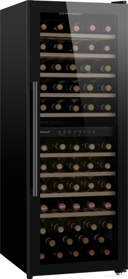 Винный шкаф Weissgauff WWC-77 DB DualZone Винный шкаф Weissgauff WWC-77 DB DualZone