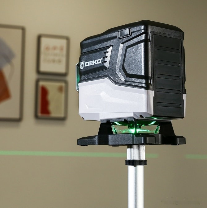 Лазерный нивелир Deko LL12-HVR SET 2 065-0105 Лазерный нивелир Deko LL12-HVR SET 2 065-0105