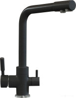 Смеситель Tolero Высокий Дуо (черный 911)