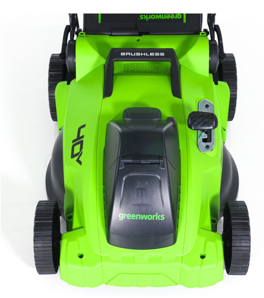 Аккумуляторная газонокосилка Greenworks GD40LM16XK4 Аккумуляторная газонокосилка Greenworks GD40LM16XK4